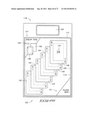 ELECTRONIC GAMING SYSTEM WITH REAL PLAYING CARDS AND MULTIPLE PLAYER     DISPLAYS FOR VIRTUAL CARD AND BETTING IMAGES diagram and image