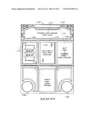 ELECTRONIC GAMING SYSTEM WITH REAL PLAYING CARDS AND MULTIPLE PLAYER     DISPLAYS FOR VIRTUAL CARD AND BETTING IMAGES diagram and image