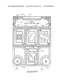 ELECTRONIC GAMING SYSTEM WITH REAL PLAYING CARDS AND MULTIPLE PLAYER     DISPLAYS FOR VIRTUAL CARD AND BETTING IMAGES diagram and image