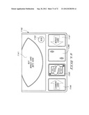 ELECTRONIC GAMING SYSTEM WITH REAL PLAYING CARDS AND MULTIPLE PLAYER     DISPLAYS FOR VIRTUAL CARD AND BETTING IMAGES diagram and image