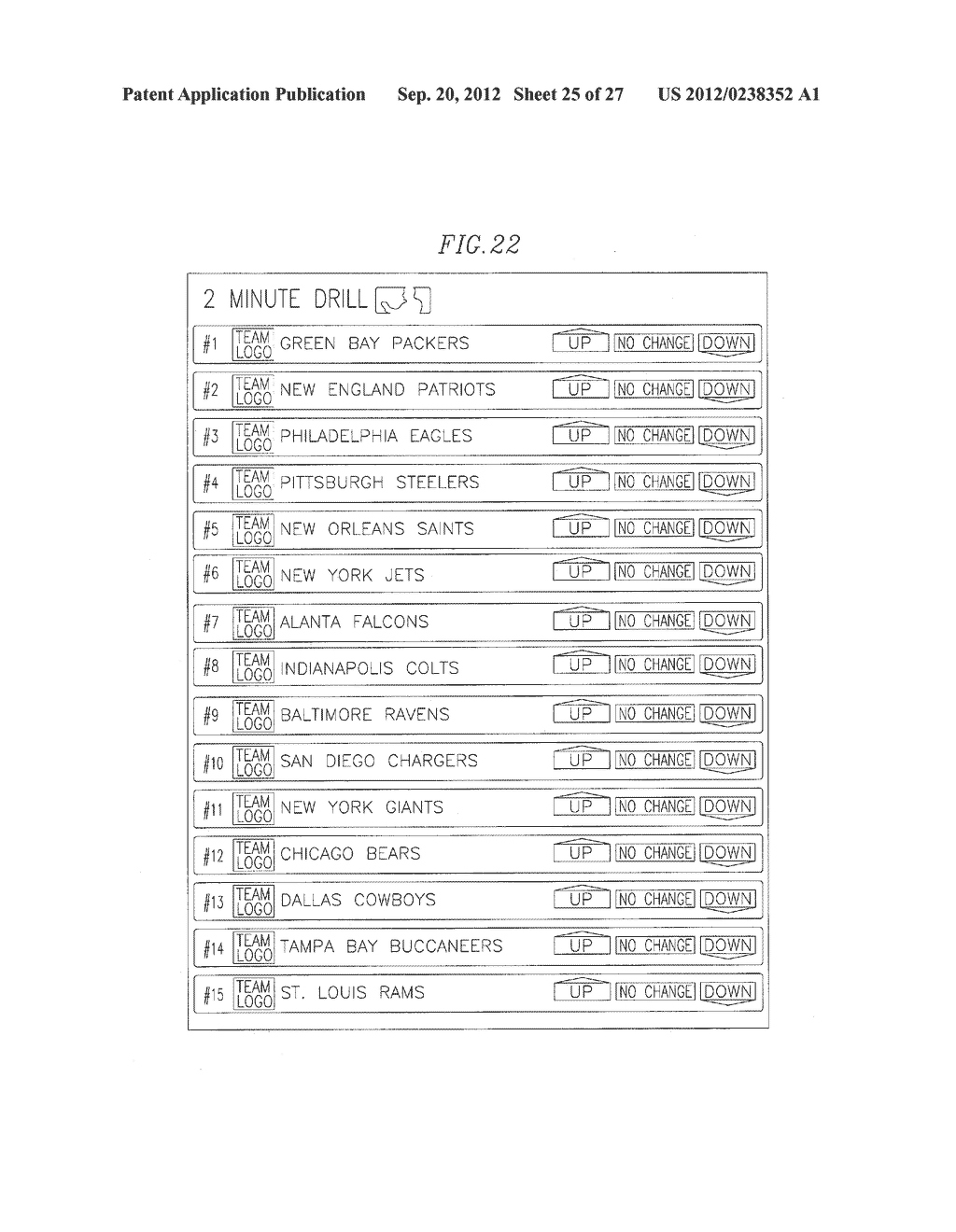 System and Method for Operating a Competitive Sports Market Based on     Ranking - diagram, schematic, and image 26