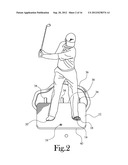 DEVICE FOR IMPROVING A GOLF SWING diagram and image