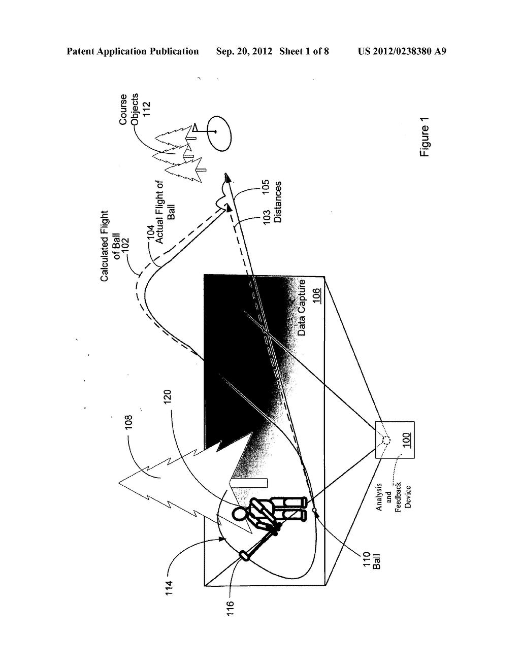 TRAJECTORY DETECTION AND FEEDBACK SYSTEM FOR GOLF - diagram, schematic, and image 02