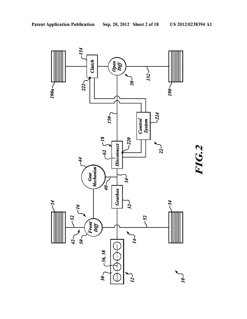 DISCONNECTING REAR DRIVE AXLE FOR LONGITUDINALLY ARRANGED POWERTRAINS - diagram, schematic, and image 03