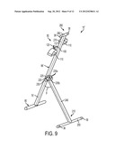 UPPER AND LOWER BODY CYCLING EXERCISE DEVICE diagram and image