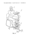 UPPER AND LOWER BODY CYCLING EXERCISE DEVICE diagram and image