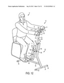 UPPER AND LOWER BODY CYCLING EXERCISE DEVICE diagram and image