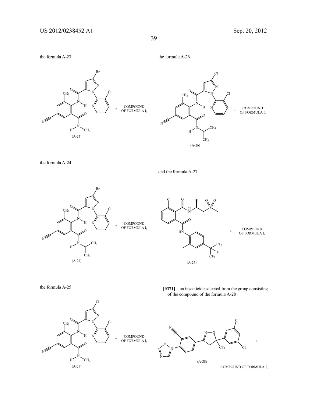 CHEMICAL COMPOUNDS AND THEIR USE AS PESTICIDES - diagram, schematic, and image 40