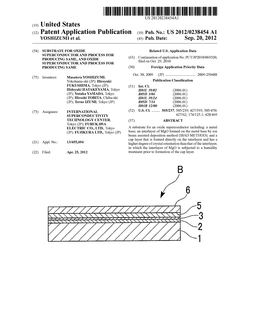 SUBSTRATE FOR OXIDE SUPERCONDUCTOR AND PROCESS FOR PRODUCING SAME, AND     OXIDE SUPERCONDUCTOR AND PROCESS FOR PRODUCING SAME - diagram, schematic, and image 01