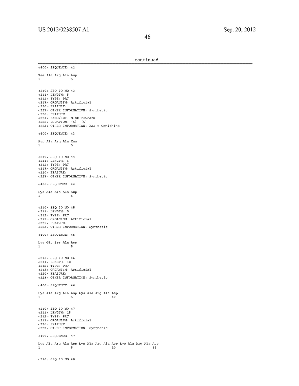 ALPHA HELICAL MIMICS, THEIR USES AND METHODS FOR THEIR PRODUCTION - diagram, schematic, and image 59