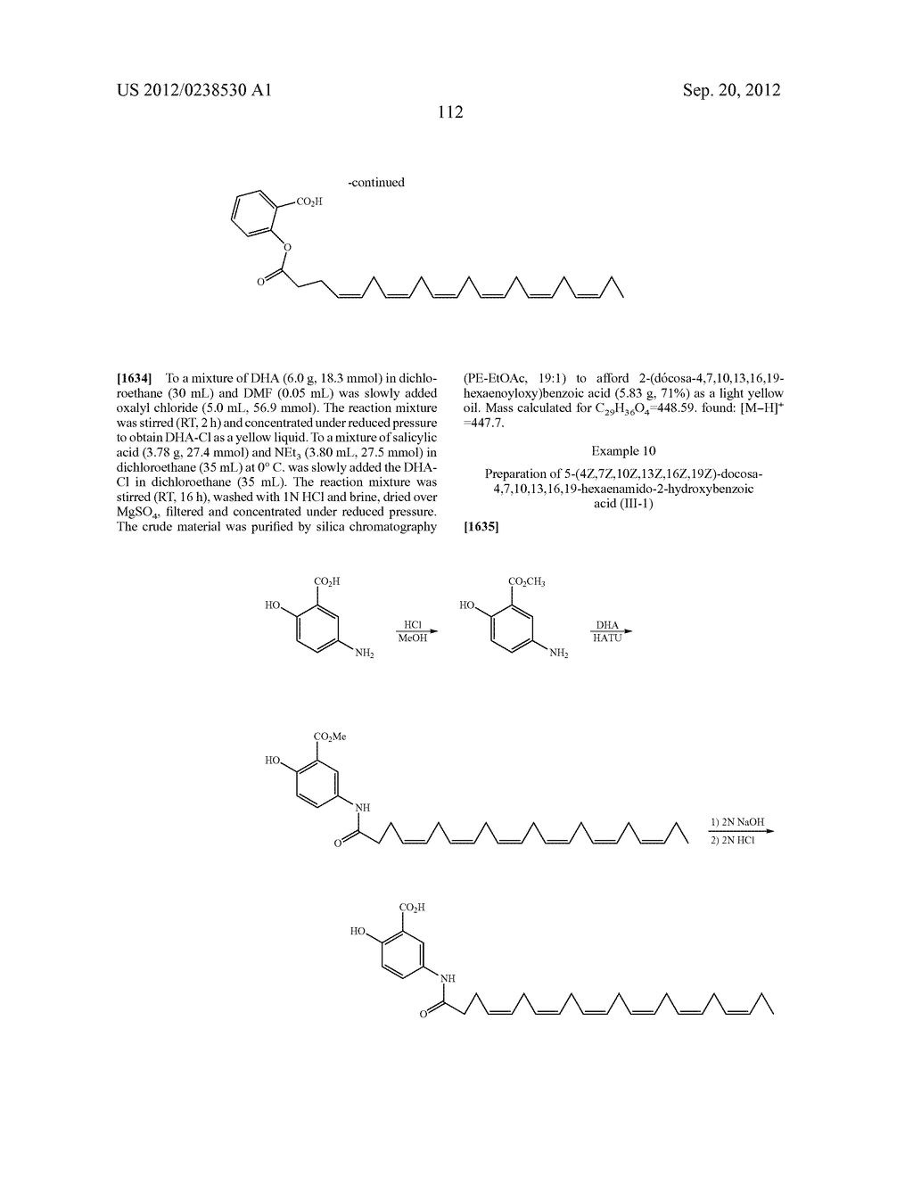 FATTY ACID ACETYLATED SALICYLATES AND THEIR USES - diagram, schematic, and image 116