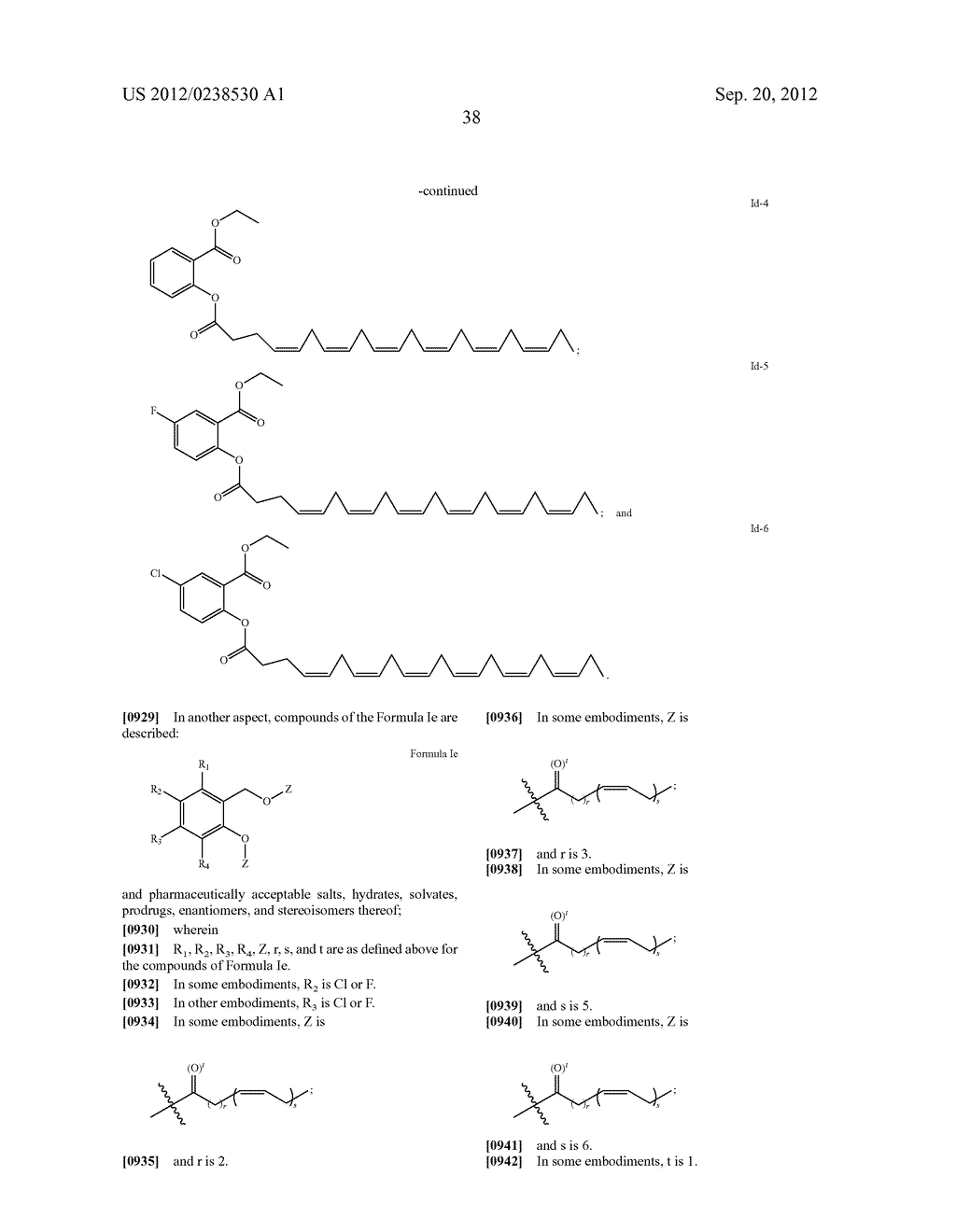 FATTY ACID ACETYLATED SALICYLATES AND THEIR USES - diagram, schematic, and image 42