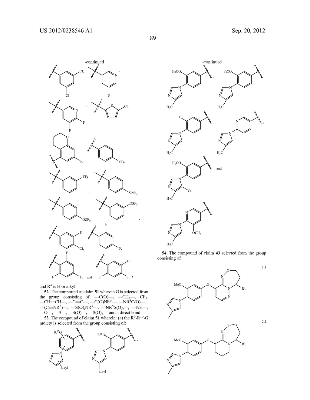 GAMMA SECRETASE MODULATORS - diagram, schematic, and image 90