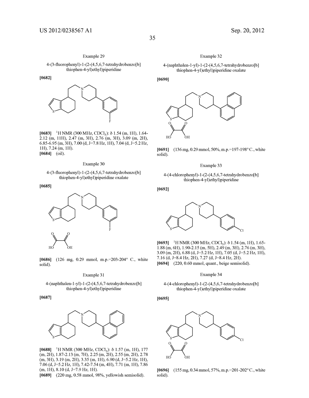 4,5,6,7-TETRAHYDROBENZO[B]THIOPHENE DERIVATIVES AND THEIR USE AS SIGMA     RECEPTOR LIGANDS - diagram, schematic, and image 36