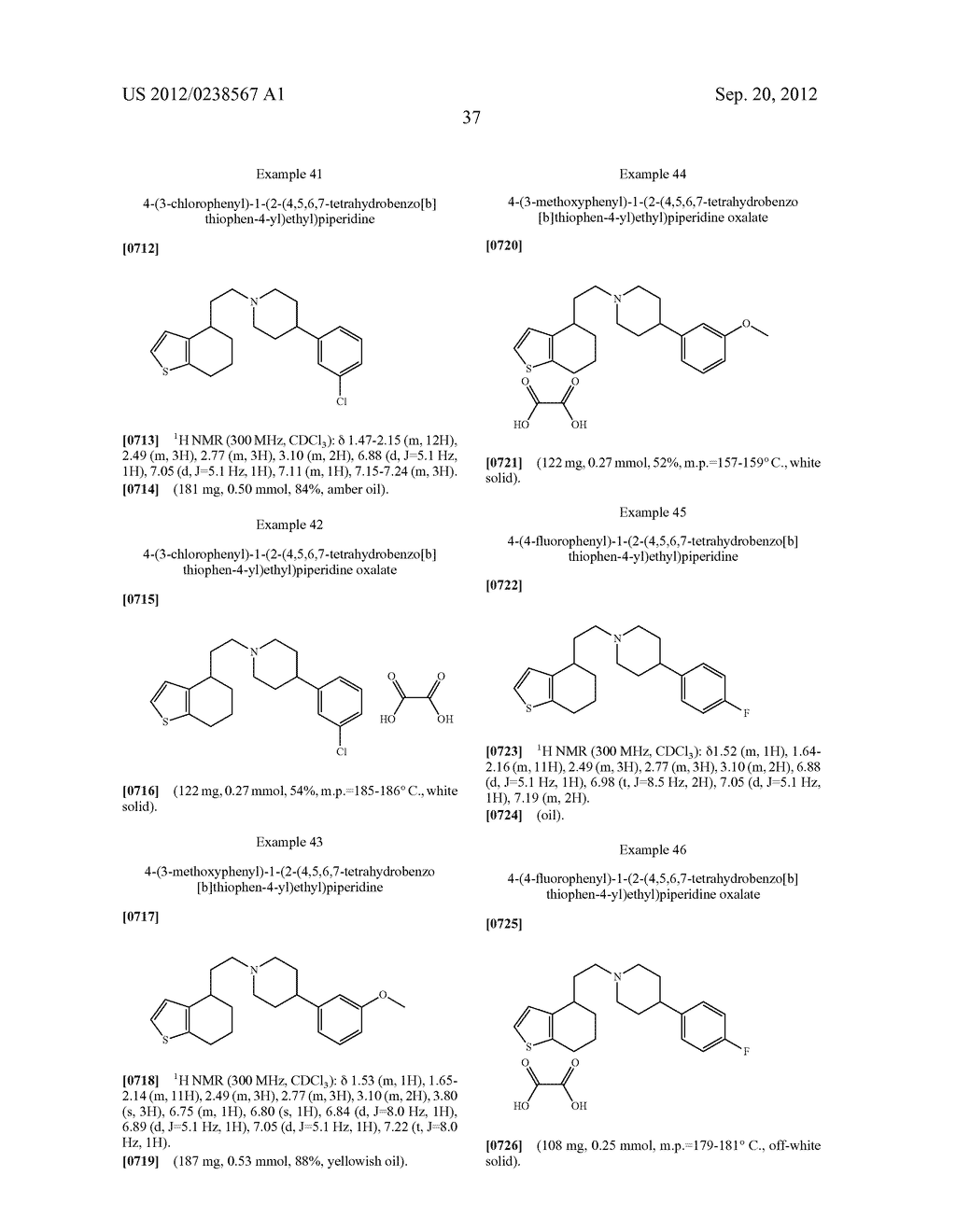 4,5,6,7-TETRAHYDROBENZO[B]THIOPHENE DERIVATIVES AND THEIR USE AS SIGMA     RECEPTOR LIGANDS - diagram, schematic, and image 38