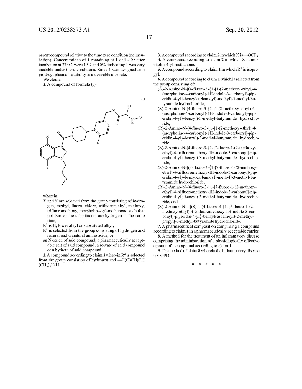 PRODRUGS OF [4     [4-(5-AMINOMETHYL-2-FLUORO-PHENYL)-PIPERIDIN-1-YL]-(1H-PYRROLO-PYRIDIN-YL-    )-METHANONES AND SYNTHESIS THEREOF - diagram, schematic, and image 18