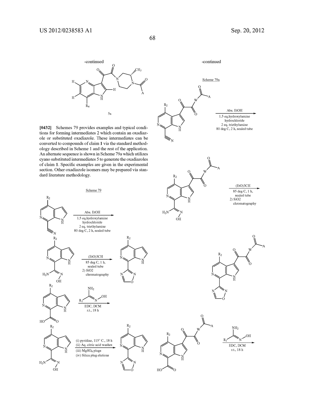 PHARMACEUTICAL FORMULATIONS OF SUBSTITUTED AZAINDOLEOXOACETIC PIPERAZINE     DERIVATIVES WITH PROTEASE INHIBITORS - diagram, schematic, and image 69