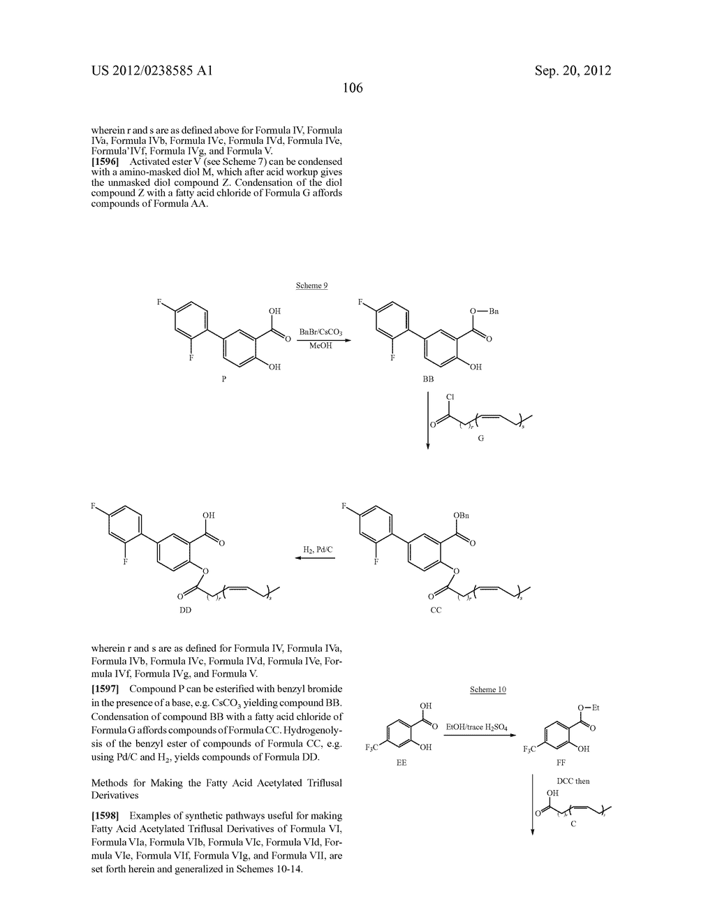 FATTY ACID ACETYLATED SALICYLATES AND THEIR USES - diagram, schematic, and image 110