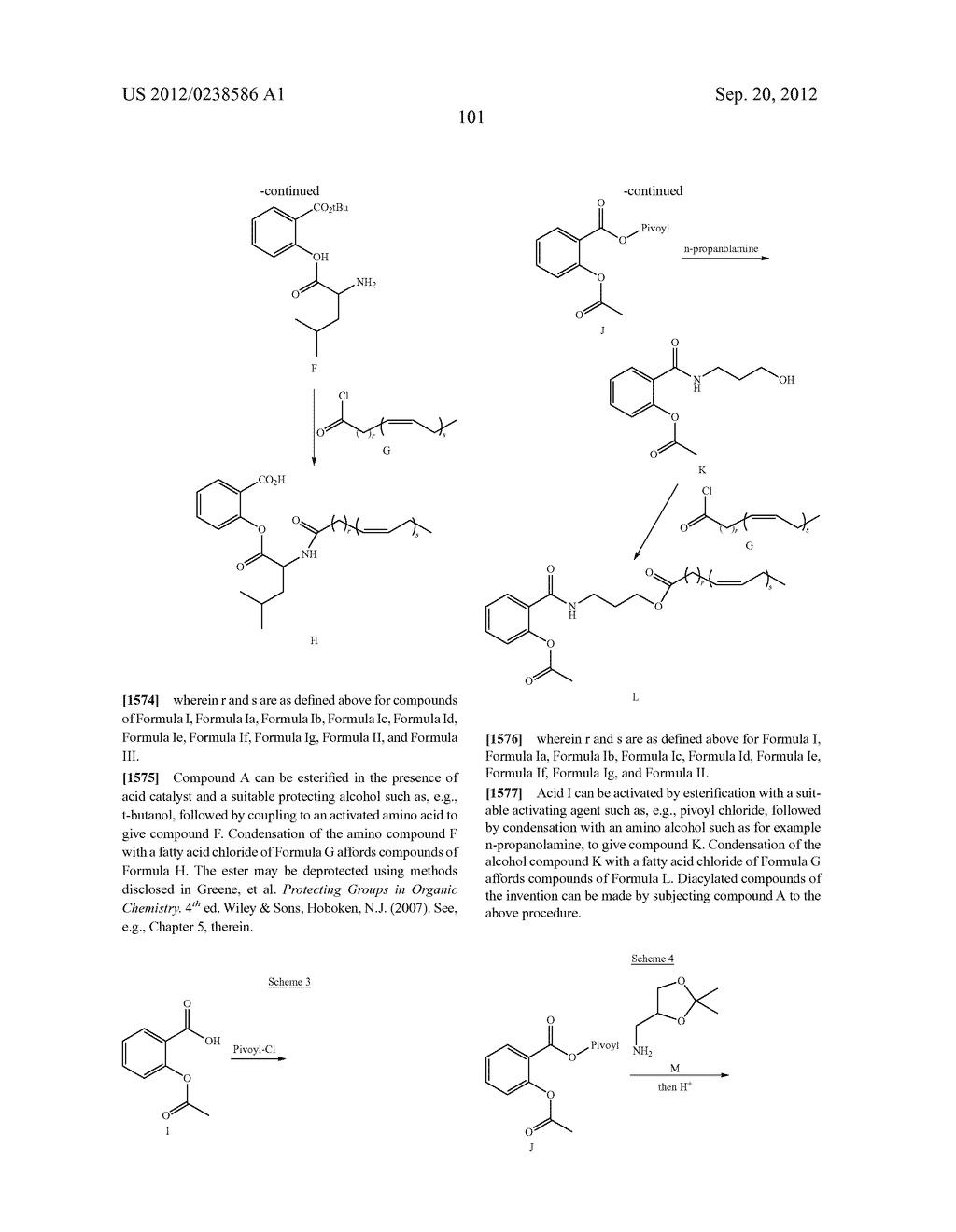 FATTY ACID ACETYLATED SALICYLATES AND THEIR USES - diagram, schematic, and image 105