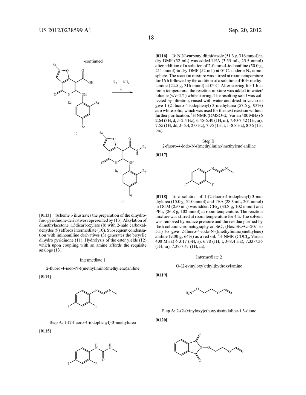 HETEROCYCLIC COMPOUNDS AS MEK INHIBITORS - diagram, schematic, and image 19