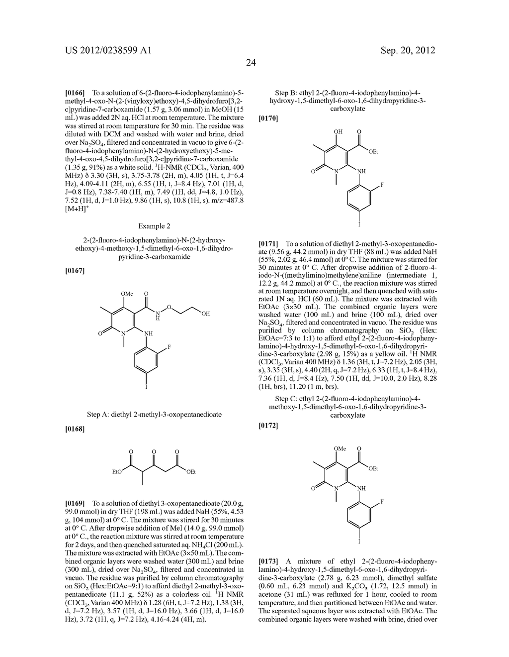 HETEROCYCLIC COMPOUNDS AS MEK INHIBITORS - diagram, schematic, and image 25