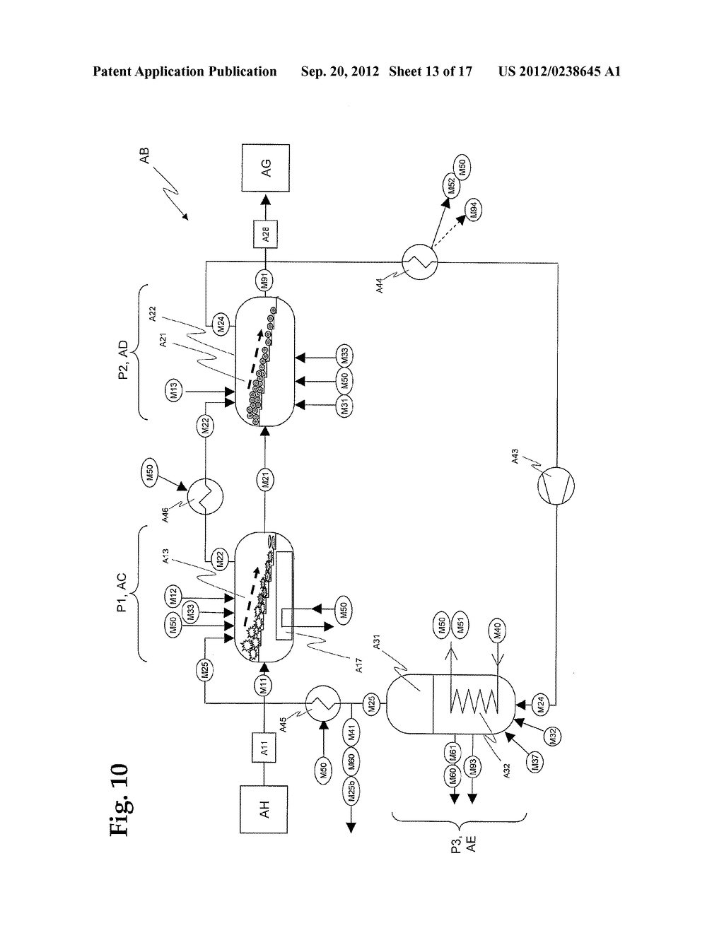 THERMAL AND CHEMICAL UTILIZATION OF CARBONACEOUS MATERIALS, IN PARTICULAR     FOR EMISSION-FREE GENERATION OF ENERGY - diagram, schematic, and image 14