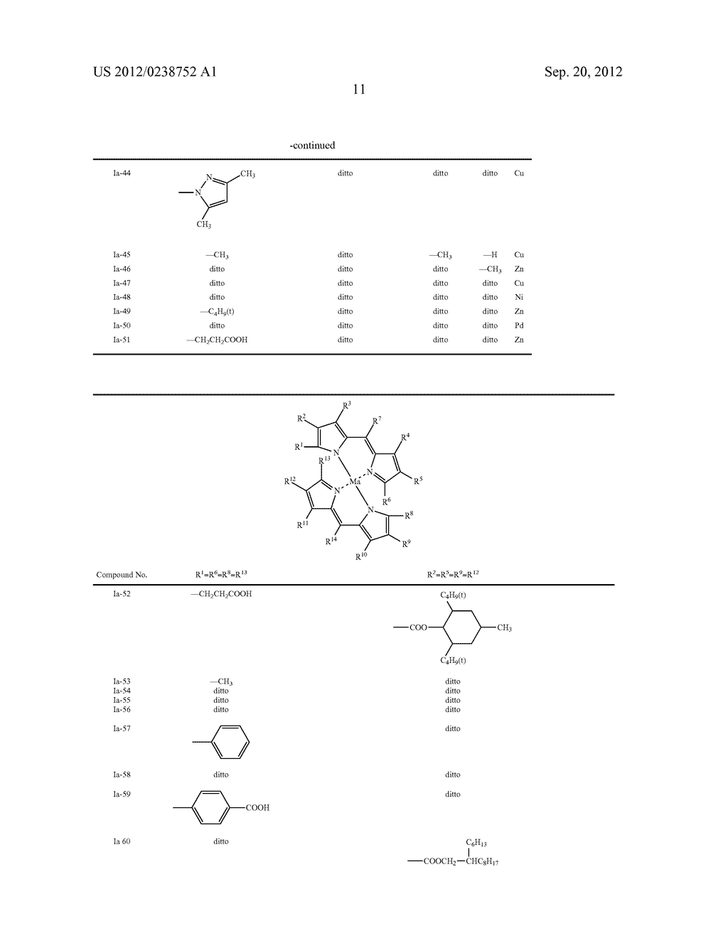 COMPOUND OR ITS TAUTOMER, METAL COMPLEX COMPOUND, COLORED PHOTOSENSITIVE     CURING COMPOSITION, COLOR FILTER, AND PRODUCTION - diagram, schematic, and image 12