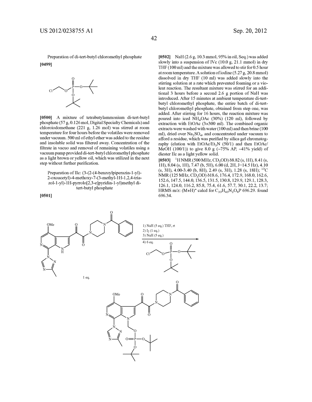 SALTS OF PRODRUGS OF PIPERAZINE AND SUBSTITUTED PIPERIDINE ANTIVIRAL     AGENTS - diagram, schematic, and image 66