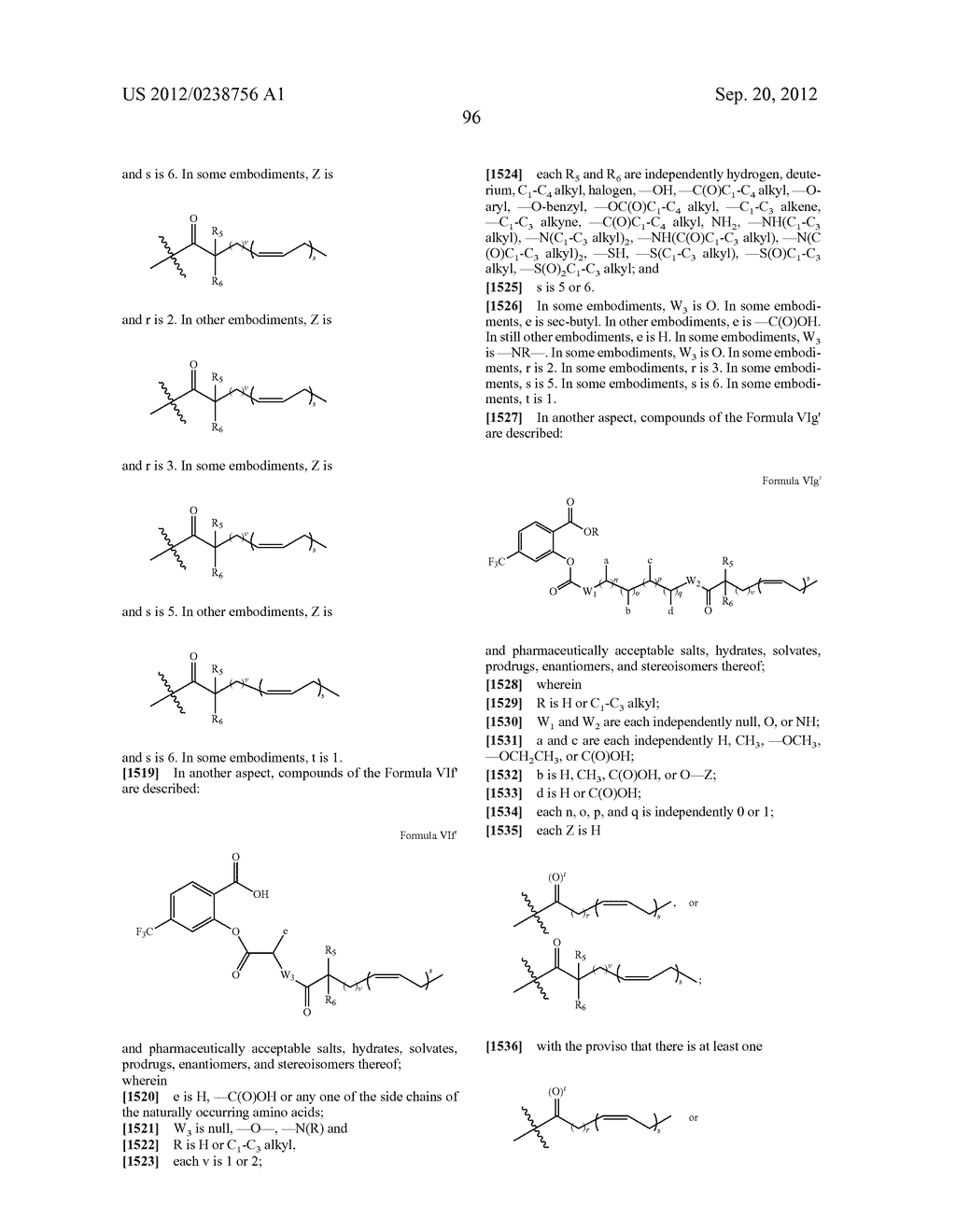 FATTY ACID ACETYLATED SALICYLATES AND THEIR USES - diagram, schematic, and image 100