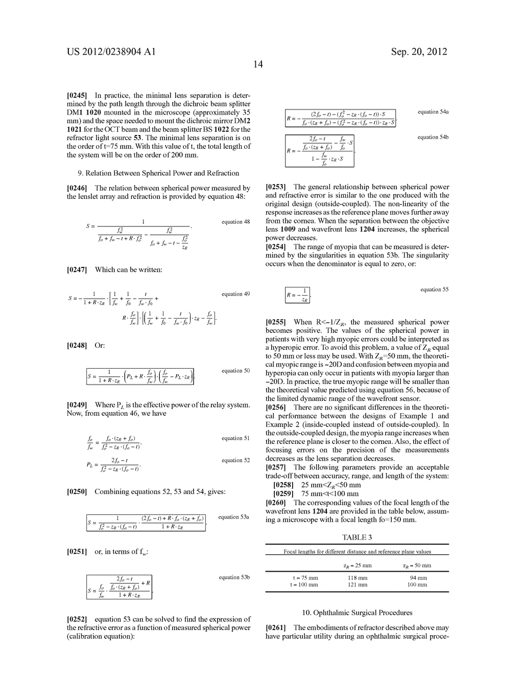 Ophthalmic Refractor and Method of Ophthalmic Refractor Signal Analysis - diagram, schematic, and image 36