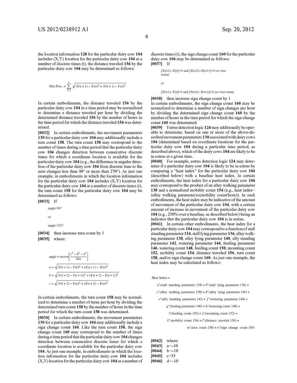 System and Method for Estrus Detection Using Real-Time Location - diagram, schematic, and image 08