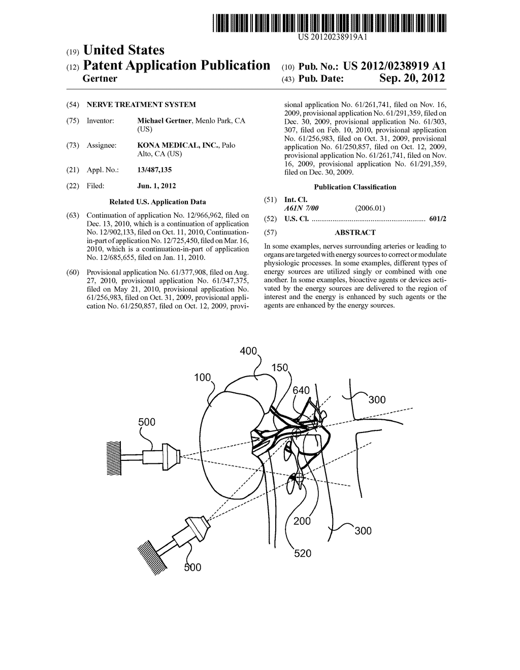 NERVE TREATMENT SYSTEM - diagram, schematic, and image 01