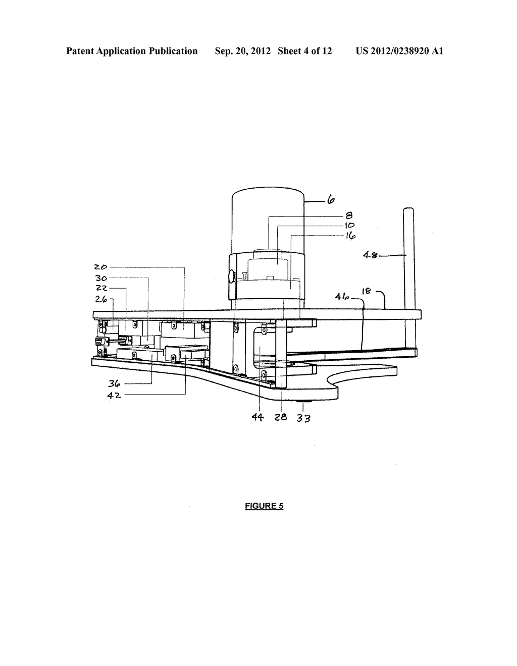 REHABILITATIVE APPARATUS FOR TREATING REFLEX SYMPATHETIC DYSTROPHY - diagram, schematic, and image 05