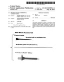 Microaccess Kit Comprising A Tapered Needle diagram and image