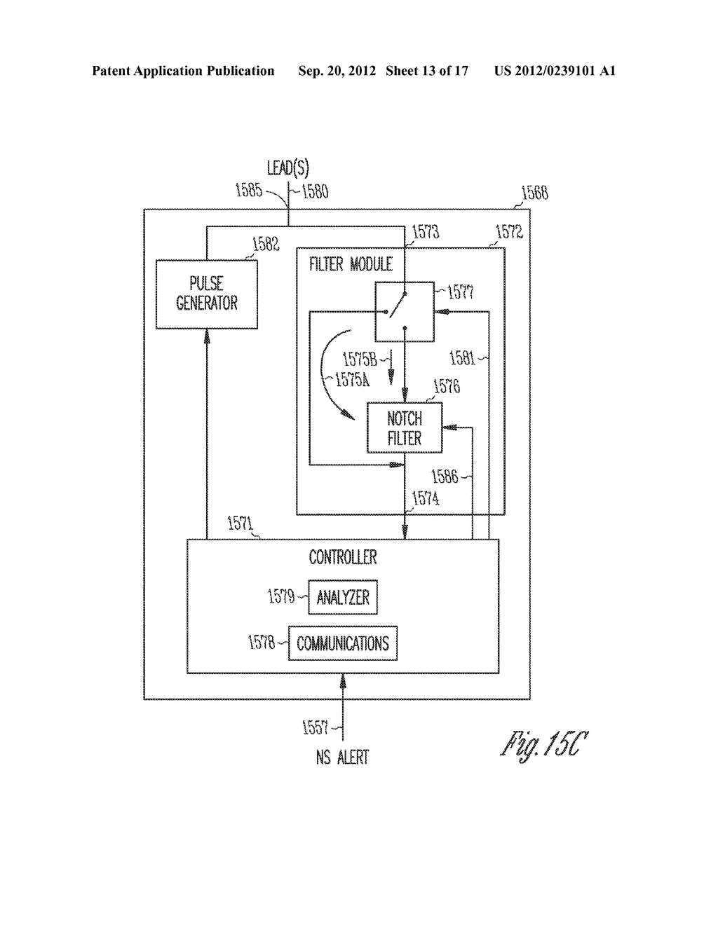 SYSTEM AND METHOD FOR FILTERING NEURAL STIMULATION - diagram, schematic, and image 14