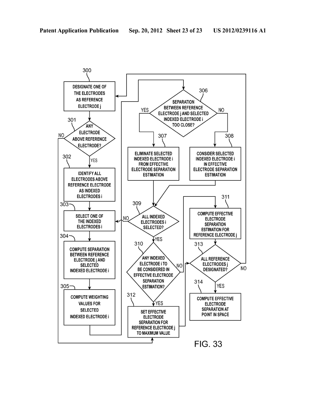 NEUROSTIMULATION SYSTEM FOR MATCHING IDEAL POLE SPACING WITH EFFECTIVE     ELECTRODE SEPARATION - diagram, schematic, and image 24