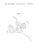 DUMP VEHICLE OVERTURN PREVENTING DEVICE diagram and image