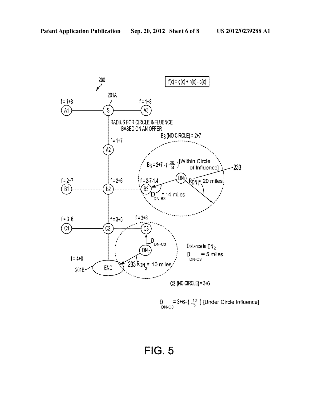 METHOD AND SYSTEM FOR GENERATING SAVINGS ROUTES WITH A PORTABLE COMPUTING     DEVICE - diagram, schematic, and image 07