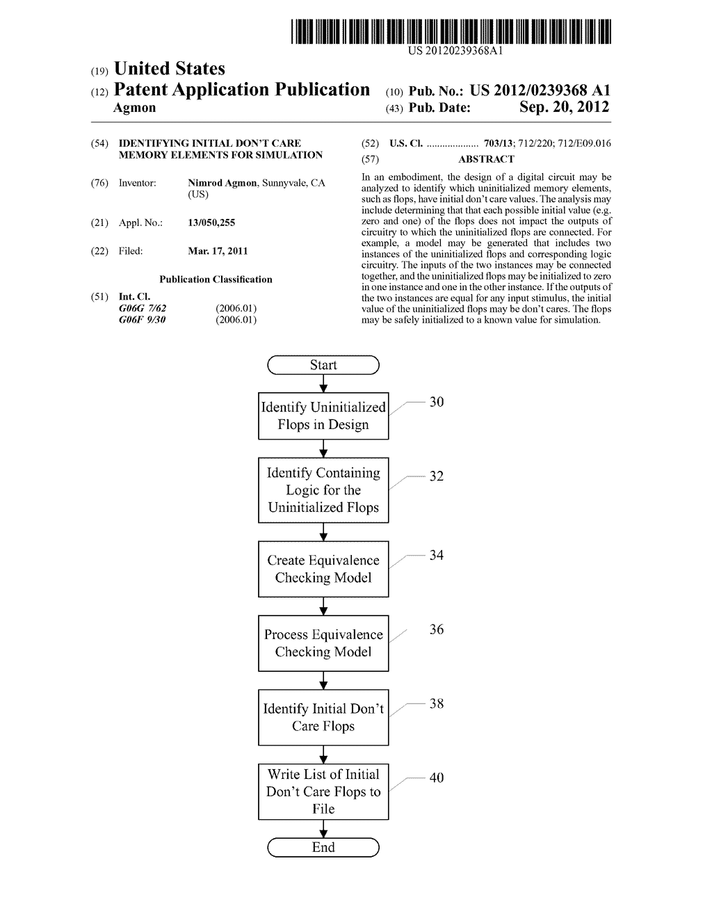 Identifying Initial Don't Care Memory Elements for Simulation - diagram, schematic, and image 01