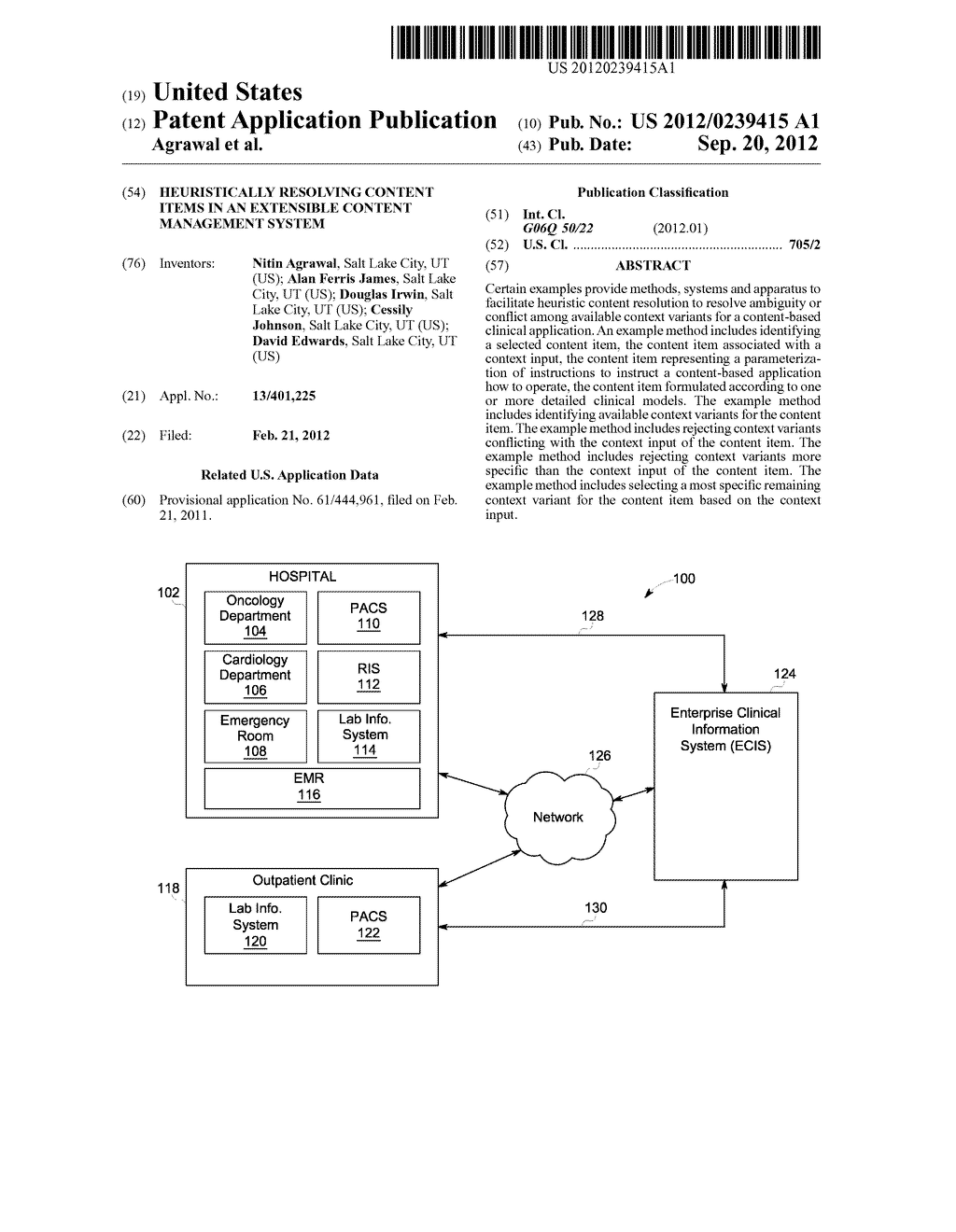 HEURISTICALLY RESOLVING CONTENT ITEMS IN AN EXTENSIBLE CONTENT MANAGEMENT     SYSTEM - diagram, schematic, and image 01