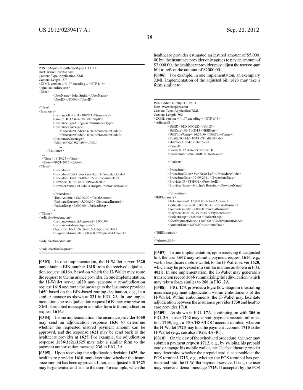 HEALTHCARE WALLET PAYMENT PROCESSING APPARATUSES, METHODS AND SYSTEMS - diagram, schematic, and image 108