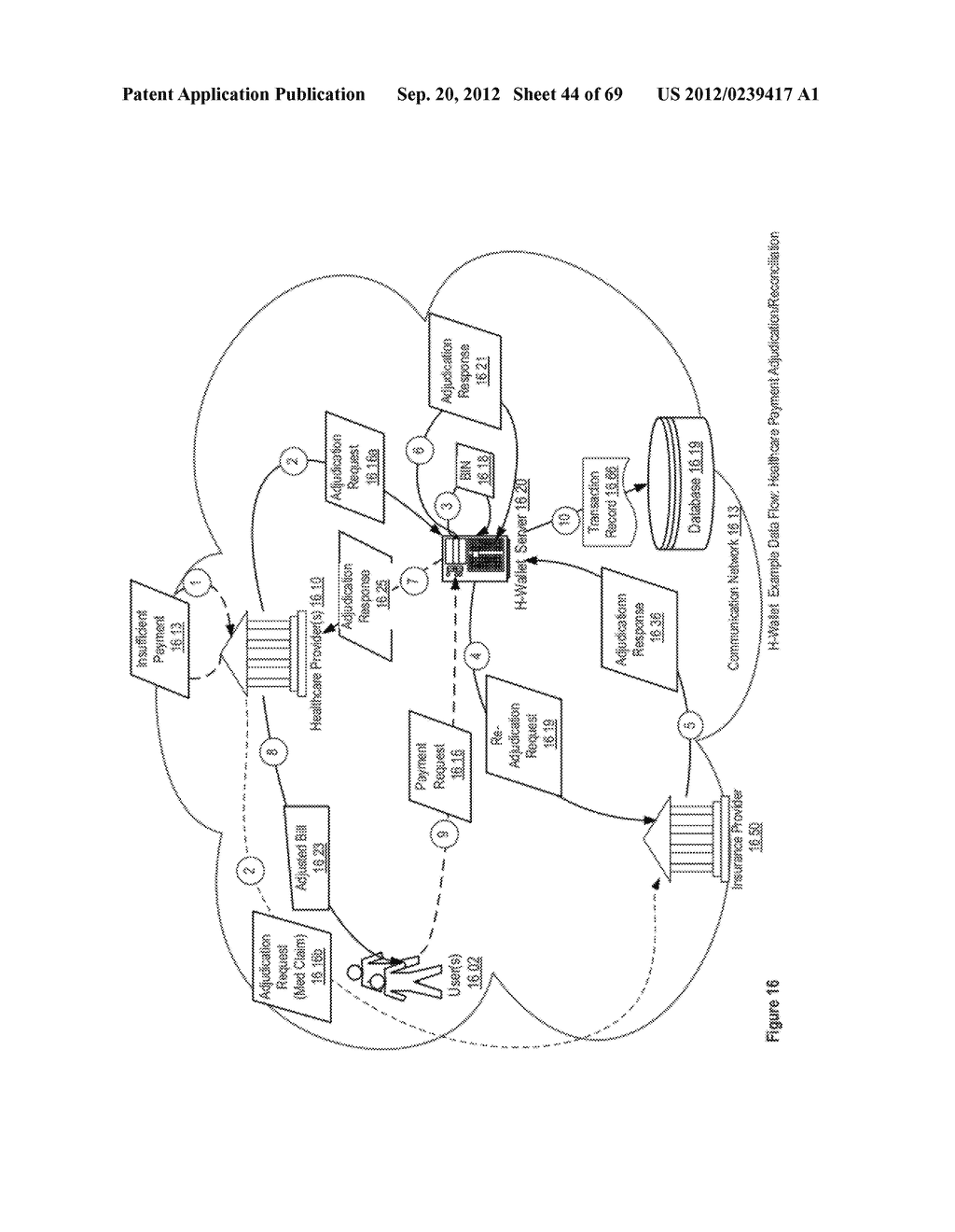 HEALTHCARE WALLET PAYMENT PROCESSING APPARATUSES, METHODS AND SYSTEMS - diagram, schematic, and image 45