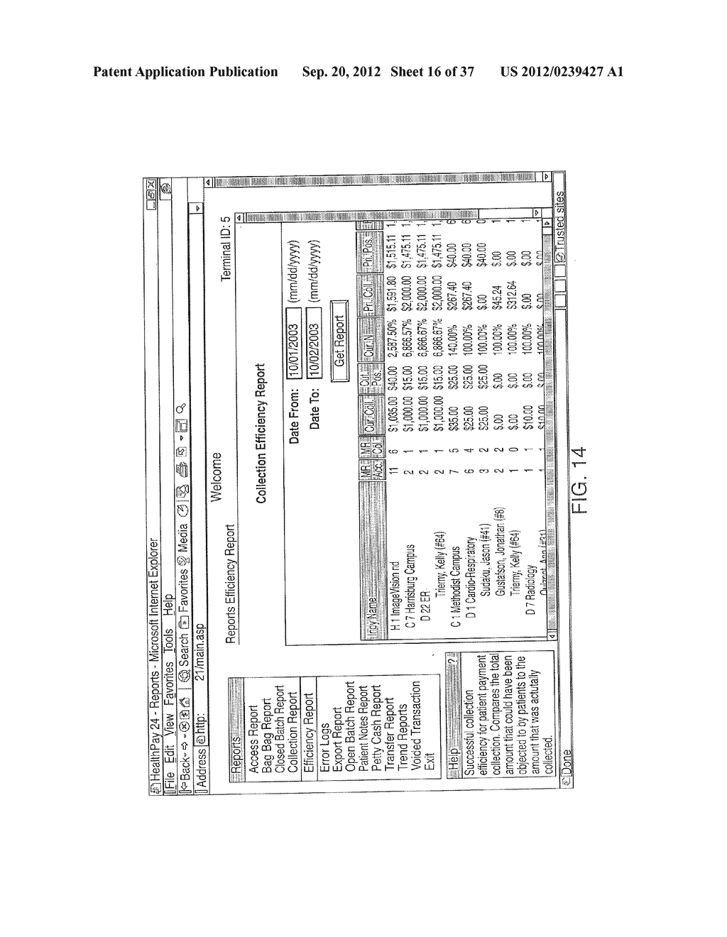 POINT OF SERVICE TRANSACTION MANAGAEMENT FOR SERVICE FACILITIES - diagram, schematic, and image 17