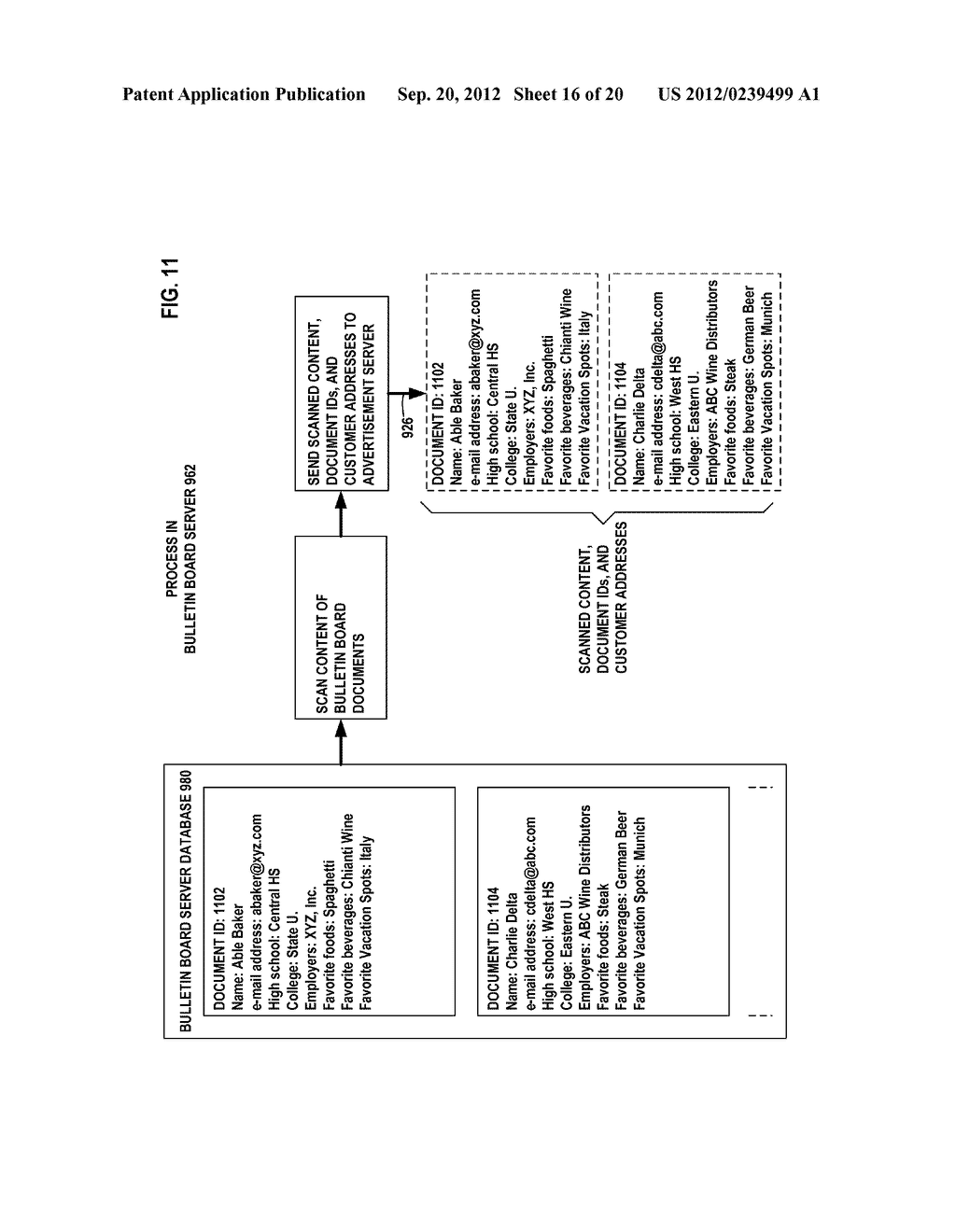 SYSTEM AND METHOD FOR TARGETED ADVERTISING - diagram, schematic, and image 17