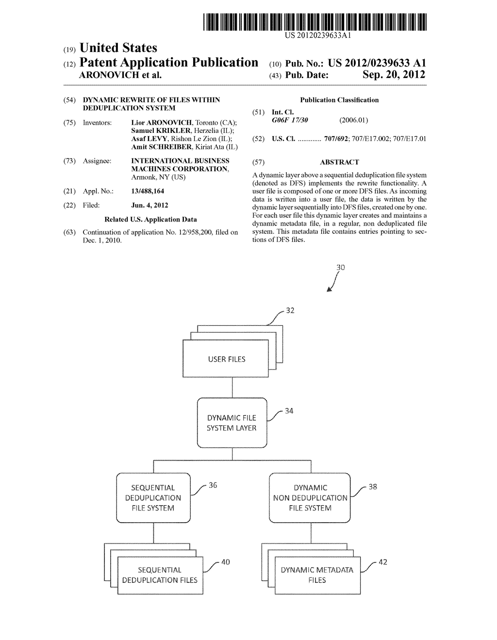 DYNAMIC REWRITE OF FILES WITHIN DEDUPLICATION SYSTEM - diagram, schematic, and image 01