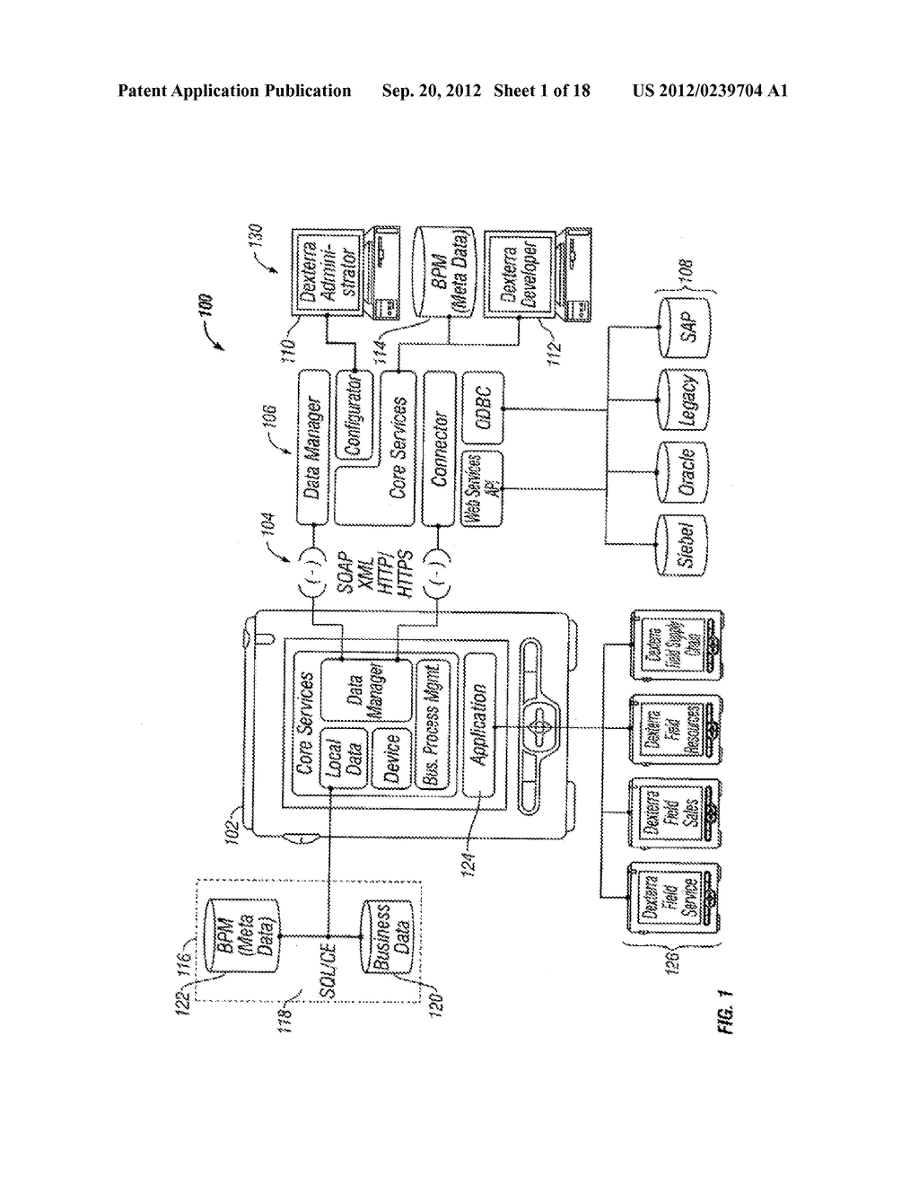 ADAPTER ARCHITECTURE FOR MOBILE DATA SYSTEM - diagram, schematic, and image 02