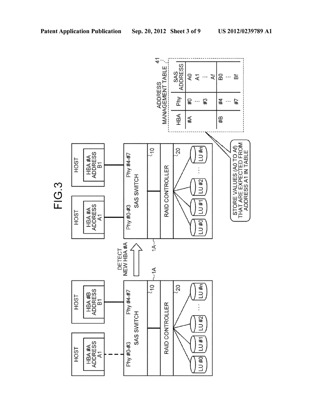 STORAGE DEVICE, CONTROLLER, AND ADDRESS MANAGEMENT METHOD - diagram, schematic, and image 04