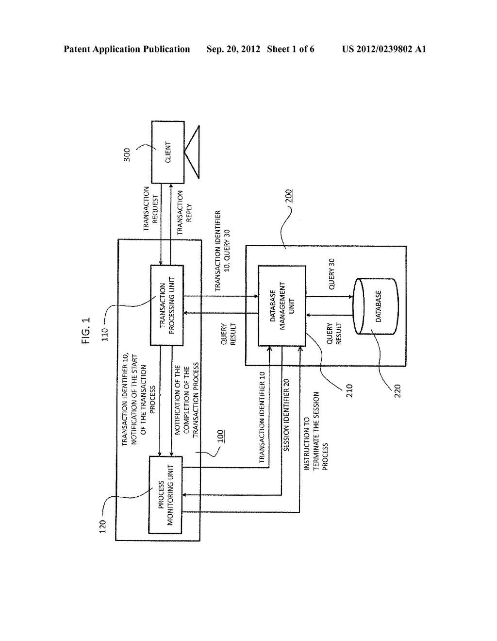 TRANSACTION PROCESSING SYSTEM AND OPERATION OF THE TRANSACTION PROCESS     SYSTEM - diagram, schematic, and image 02