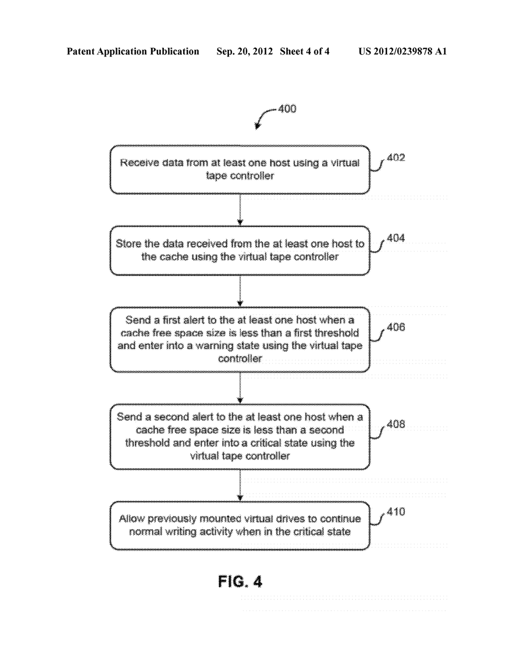 METHODS FOR MANAGING A CACHE IN A MULTI-NODE VIRTUAL TAPE CONTROLLER - diagram, schematic, and image 05