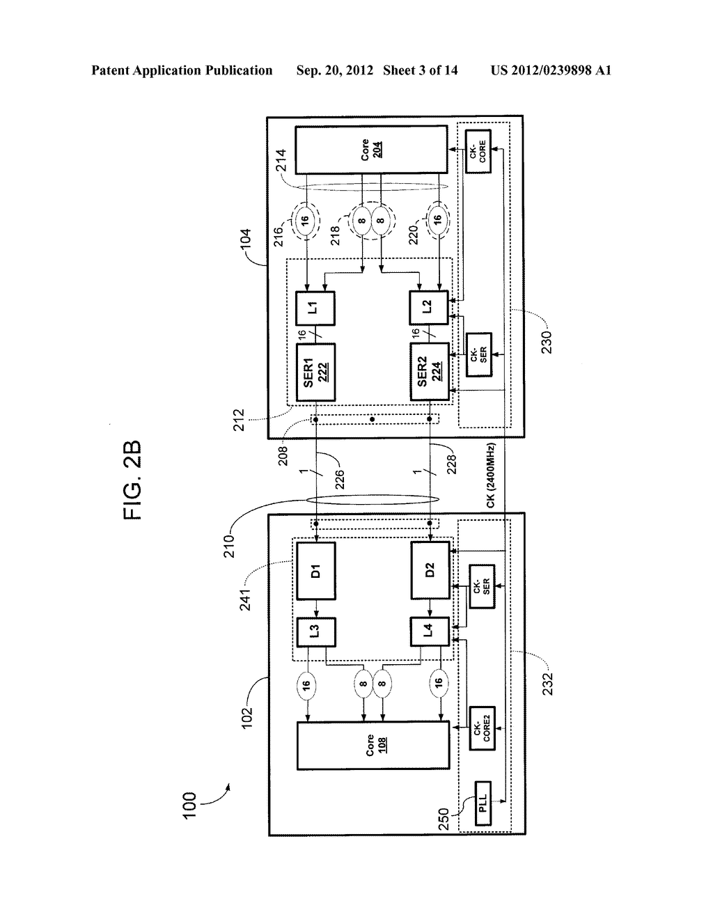 MEMORY SYSTEM WITH INDEPENDENTLY ADJUSTABLE CORE AND INTERFACE DATA RATES - diagram, schematic, and image 04